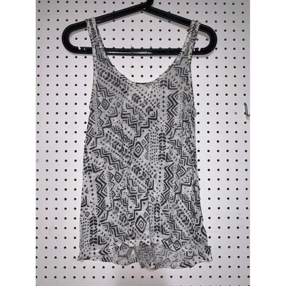 Mudd Tops - Mudd Sheer Tribal Tank Top